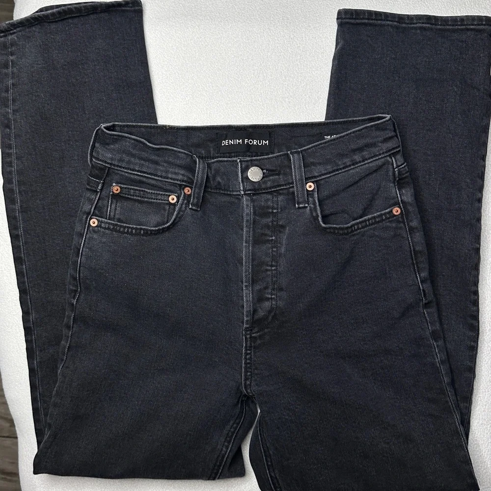 Denim Forum Arlo High Rise Straight 28L - Picture 2 of 11